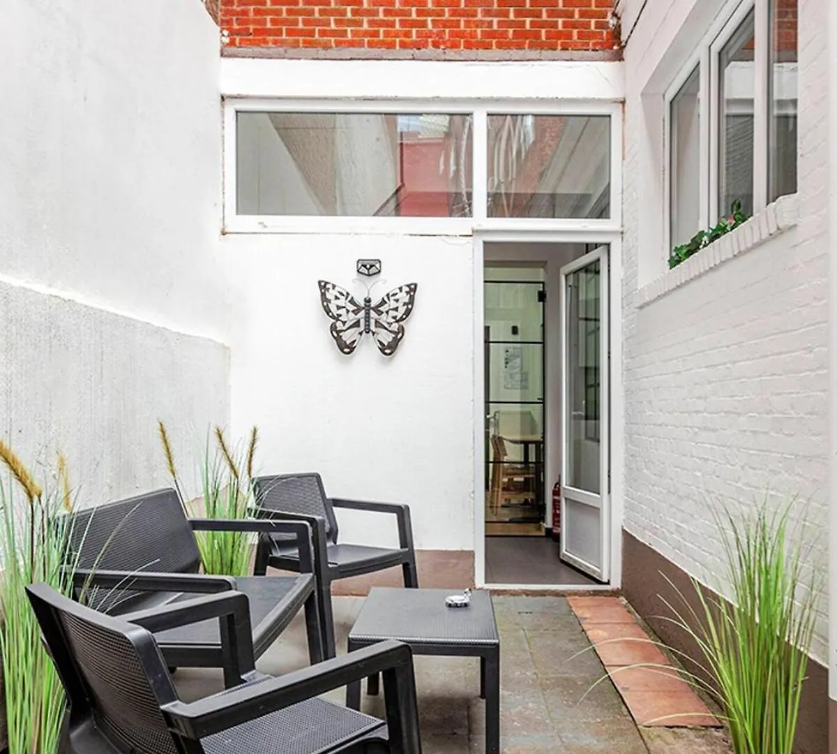 Cosy Appartement Met Tuin In Centrum Antwerpen Gratis Parking Free Parking! 0*, Антверпен Бельгия